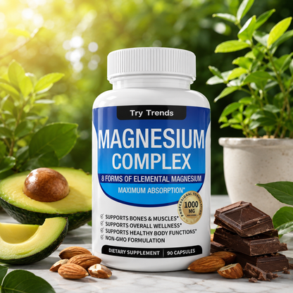 Magnesio 8 en 1 —Músculos, Energía y Sistema Nervioso - Try Trends