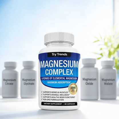 Magnesio 8 en 1 —Músculos, Energía y Sistema Nervioso - Try Trends